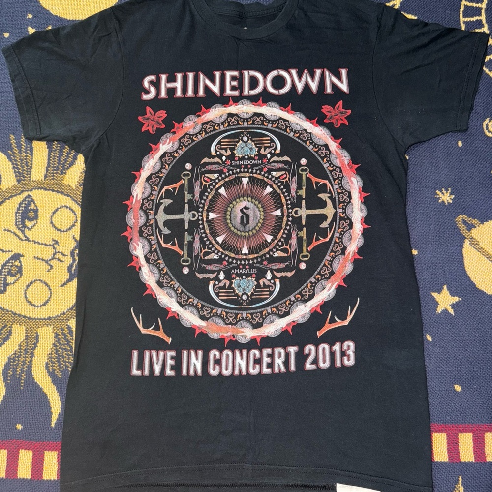 2013 Shinedown And Three Days Grace Live In Concert Womens T-Shirt Size Small
